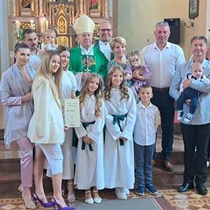 Biskup Gorski krstio 8. dijete obitelji Horvat